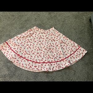 Strawberry Circle Skirt Size XL